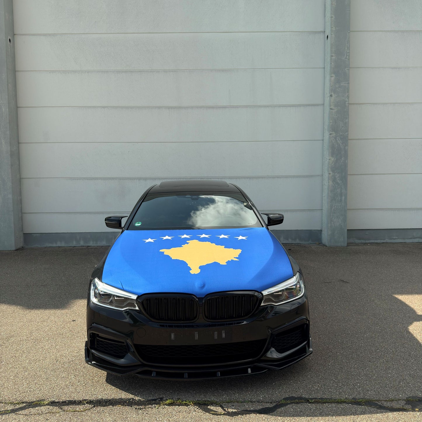 Kosovo Motorhauben-Flagge