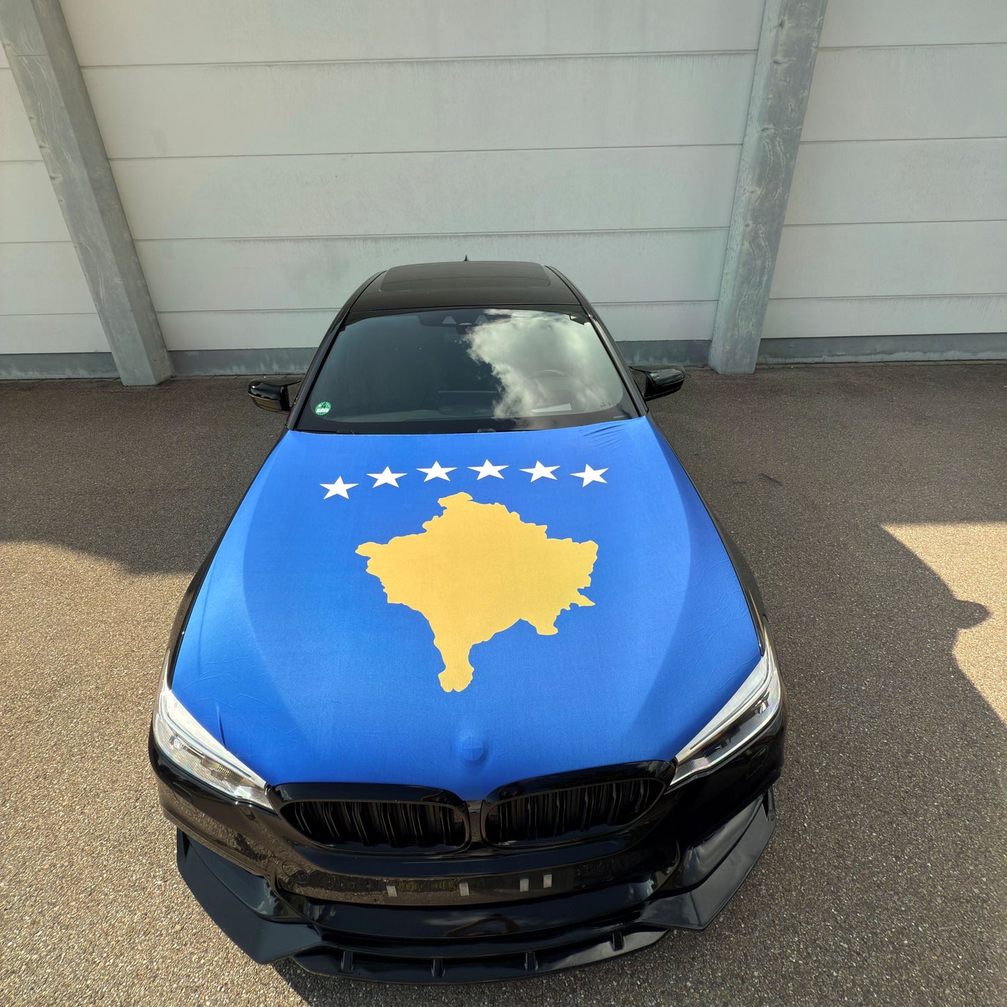 Kosovo Motorhauben-Flagge